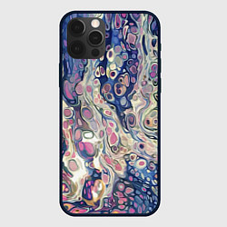 Чехол iPhone 12 Pro Max Не смешавшиеся краски abstract pattern