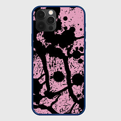 Чехол для iPhone 12 Pro Max Кляксы Авангард Узор Blots Vanguard Pattern, цвет: 3D-тёмно-синий