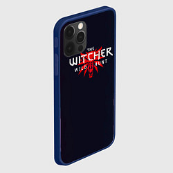 Чехол для iPhone 12 Pro Max THE WITCHER MONSTER SLAYER ВОЛК, цвет: 3D-тёмно-синий — фото 2