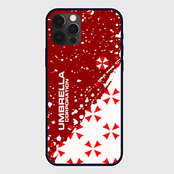 Чехол iPhone 12 Pro Max Resident Evil Umbrella Corporation паттерн