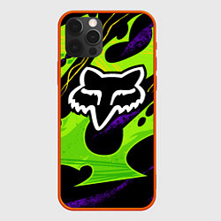 Чехол для iPhone 12 Pro Max FOX - MOTOCROSS, цвет: 3D-красный