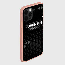 Чехол для iPhone 12 Pro Max Juventus Форма Champions, цвет: 3D-светло-розовый — фото 2