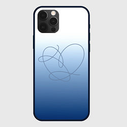 Чехол для iPhone 12 Pro Max Сердце love yourself, цвет: 3D-черный