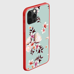 Чехол для iPhone 12 Pro Max Цветы Яркие В Летнем Саду, цвет: 3D-красный — фото 2