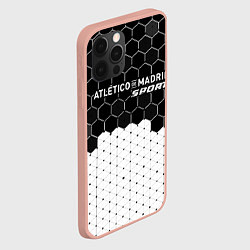 Чехол для iPhone 12 Pro Max АТЛЕТИКО Sport Соты, цвет: 3D-светло-розовый — фото 2