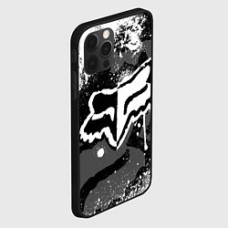 Чехол для iPhone 12 Pro Max FOX RACING - МОТОКРОСС БРЫЗГИ, цвет: 3D-черный — фото 2