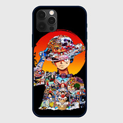 Чехол для iPhone 12 Pro Max ВАН ПИС АРКИ В ЛУФФИ ONE PIECE, цвет: 3D-черный