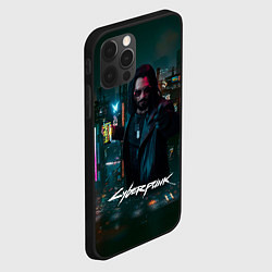 Чехол для iPhone 12 Pro Max Johnny Cyberpunk2077, цвет: 3D-черный — фото 2