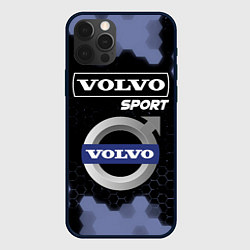 Чехол iPhone 12 Pro Max VOLVO Sport Соты