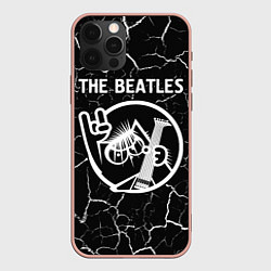 Чехол iPhone 12 Pro Max The Beatles - КОТ - Трещины