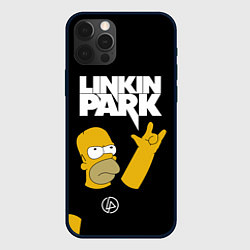 Чехол iPhone 12 Pro Max LINKIN PARK ГОМЕР СИМПСОН, SIMPSONS