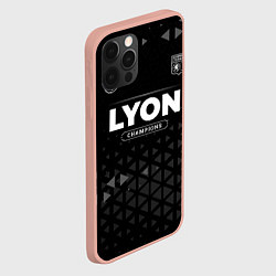 Чехол для iPhone 12 Pro Max Lyon Champions Uniform, цвет: 3D-светло-розовый — фото 2