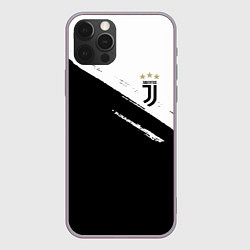 Чехол для iPhone 12 Pro Max Juventus маленькое лого, цвет: 3D-серый