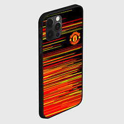 Чехол для iPhone 12 Pro Max Манчестер юнайтед manchester united ФКМЮ, цвет: 3D-черный — фото 2