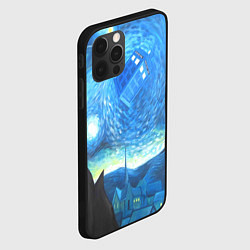 Чехол для iPhone 12 Pro Max Тардис Ван Гог, цвет: 3D-черный — фото 2