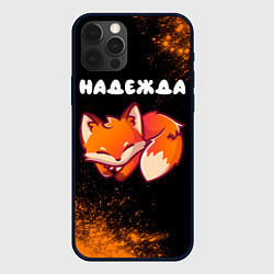 Чехол для iPhone 12 Pro Max Надежда ЛИСИЧКА Краска, цвет: 3D-черный