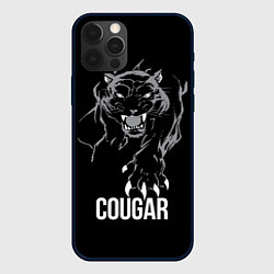 Чехол iPhone 12 Pro Max Cougar on the hunt - Пума на охоте