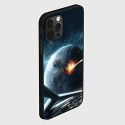 Чехол для iPhone 12 Pro Max Stellaris взрыв звезды лучом с космического корабл, цвет: 3D-черный — фото 2