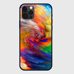 Чехол iPhone 12 Pro Max MULTICOLORED SWIRLS