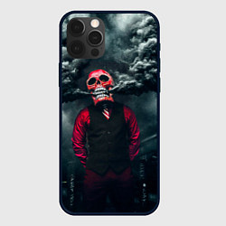 Чехол iPhone 12 Pro Max Smoke Дым Skull