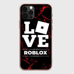 Чехол для iPhone 12 Pro Max Roblox Love Классика, цвет: 3D-светло-розовый