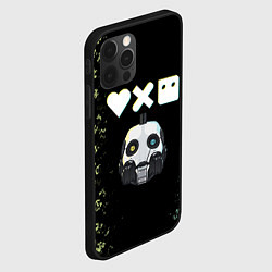 Чехол для iPhone 12 Pro Max Love, Death and Robots Pattern, цвет: 3D-черный — фото 2