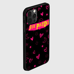 Чехол для iPhone 12 Pro Max Sex Pistols Секс Пистолз, цвет: 3D-черный — фото 2