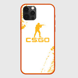 Чехол для iPhone 12 Pro Max Cs go КРАСКА, цвет: 3D-красный