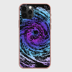 Чехол для iPhone 12 Pro Max Галактика Неон, цвет: 3D-светло-розовый
