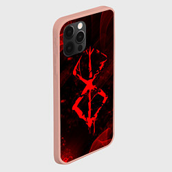 Чехол для iPhone 12 Pro Max Клеймо жертвы BERSERK, цвет: 3D-светло-розовый — фото 2