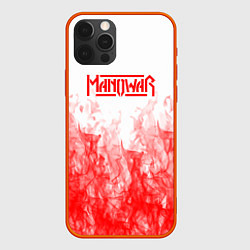 Чехол iPhone 12 Pro Max Manowar пламя