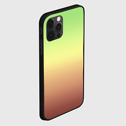 Чехол для iPhone 12 Pro Max Градиент Фисташки Gradient, цвет: 3D-черный — фото 2