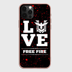 Чехол iPhone 12 Pro Max Free Fire Love Классика