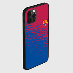 Чехол для iPhone 12 Pro Max Barcelona маленькое лого, цвет: 3D-черный — фото 2