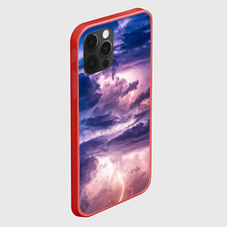 Чехол для iPhone 12 Pro Max Stormy sky, цвет: 3D-красный — фото 2