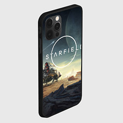 Чехол для iPhone 12 Pro Max На поверхности Starfield, цвет: 3D-черный — фото 2