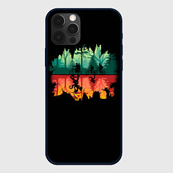 Чехол для iPhone 12 Pro Max Stranger Things Wrong Side, цвет: 3D-черный