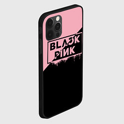 Чехол для iPhone 12 Pro Max BLACKPINK BIG LOGO, цвет: 3D-черный — фото 2