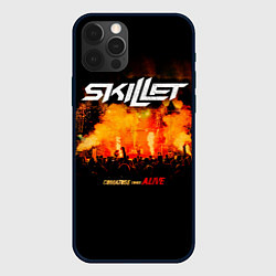 Чехол для iPhone 12 Pro Max Comatose Comes Alive - Skillet, цвет: 3D-черный