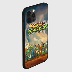 Чехол для iPhone 12 Pro Max My singing monsters САХАСЕМЬЯ, цвет: 3D-черный — фото 2