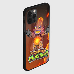 Чехол для iPhone 12 Pro Max My singing monsters ЛАВАТЁКА, цвет: 3D-черный — фото 2