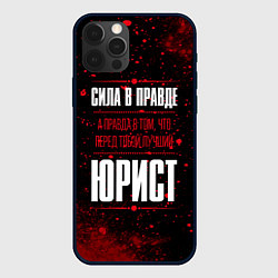 Чехол iPhone 12 Pro Max Надпись: сила в правде, а правда в том, что перед