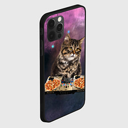 Чехол для iPhone 12 Pro Max Космический котёнок диджей Space DJ Cat, цвет: 3D-черный — фото 2