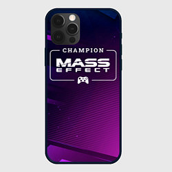 Чехол iPhone 12 Pro Max Mass Effect Gaming Champion: рамка с лого и джойст