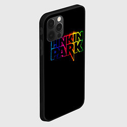 Чехол для iPhone 12 Pro Max Linkin Park neon, цвет: 3D-черный — фото 2