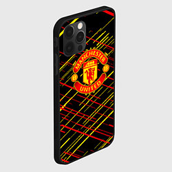 Чехол для iPhone 12 Pro Max Манчестер юнайтед manchester united, цвет: 3D-черный — фото 2