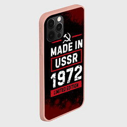 Чехол для iPhone 12 Pro Max Made In USSR 1972 Limited Edition, цвет: 3D-светло-розовый — фото 2