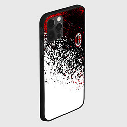 Чехол для iPhone 12 Pro Max Ac milan краска, цвет: 3D-черный — фото 2