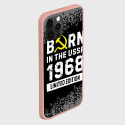 Чехол для iPhone 12 Pro Max Born In The USSR 1968 year Limited Edition, цвет: 3D-светло-розовый — фото 2