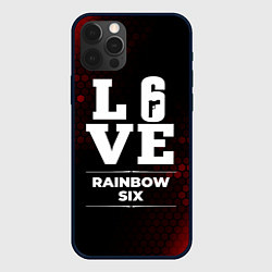 Чехол iPhone 12 Pro Max Rainbow Six Love Классика